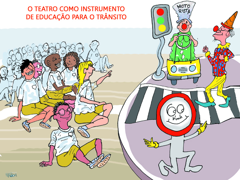 Teatro como instrumento de educação para o trânsito - SMTT Aracaju